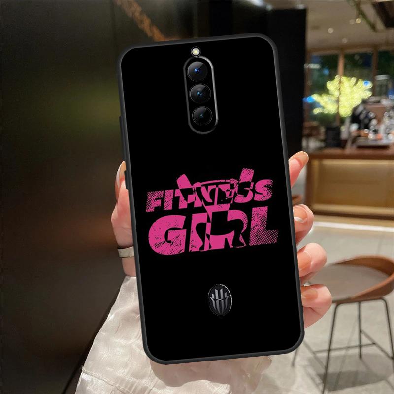 Fitness Girl Gym Case For Red Magic 9 8S 8 Pro Plus Cover For ZTE Nubia Red Magic 6S 7S 6 7 Pro 6R 5S 5G