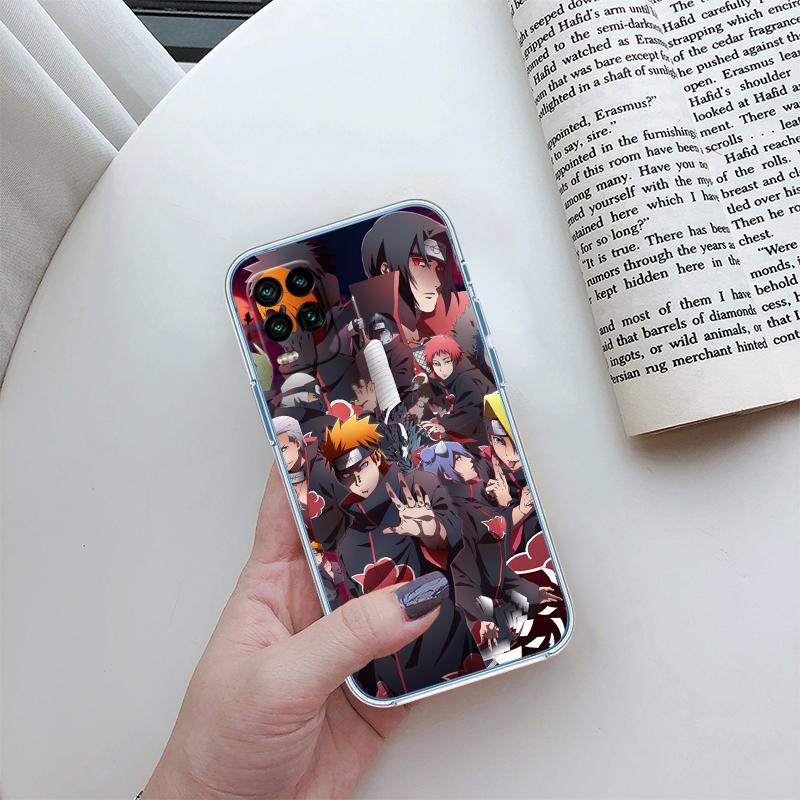 Anime Naruto Uzumaki Transparent Phone Case for Samsung Galaxy A04 A04S A14 A23 A34 A54 M23 M33 M52 M53