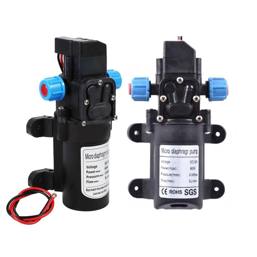 Pump Water Pump DC 12V 45W Micro Diaphragm Water Self Priming Pump Low Noise 4L/Min Flow Black With Filter Pump Water Pump DC 12V 45W Micro Diaphragm Water Self Priming Pump Low Noise 4L/Min Flow Black With Filter