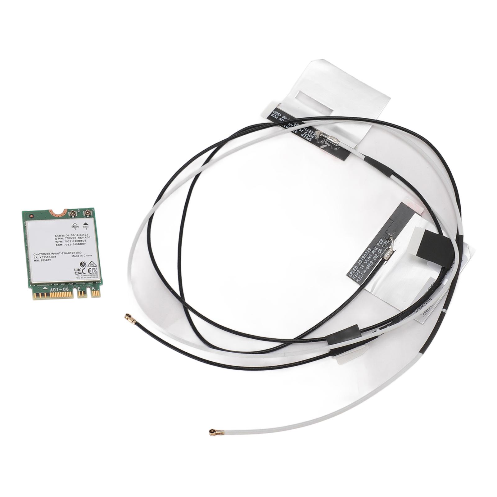 

Мережева карта 1650X AX200 Wifi6 5G Дводіапазонна BT5.2 Висока швидкість передачі Інтерфейс M.2 з