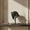 Abstract Horse Sculpture Modern Style Head Statue for Hotel, Model Room