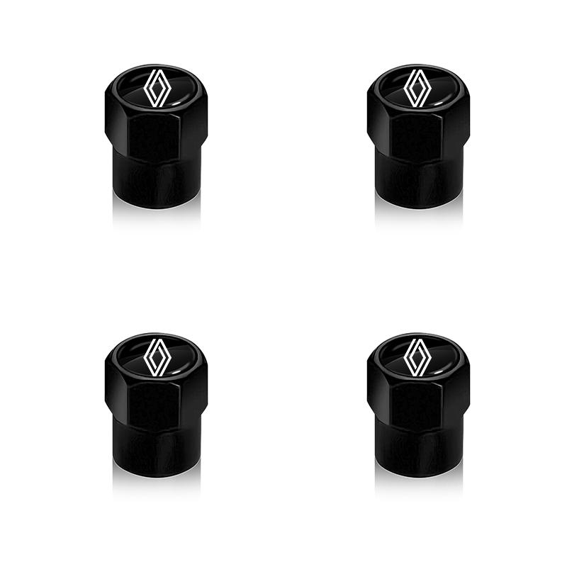 4 buc. supapă roată mașină, capac etanș, flagship anvelopă Pentru Renault Koleos QM5 QM6 Scenic Megane Fluenec Latitude Clio Cauciuc black