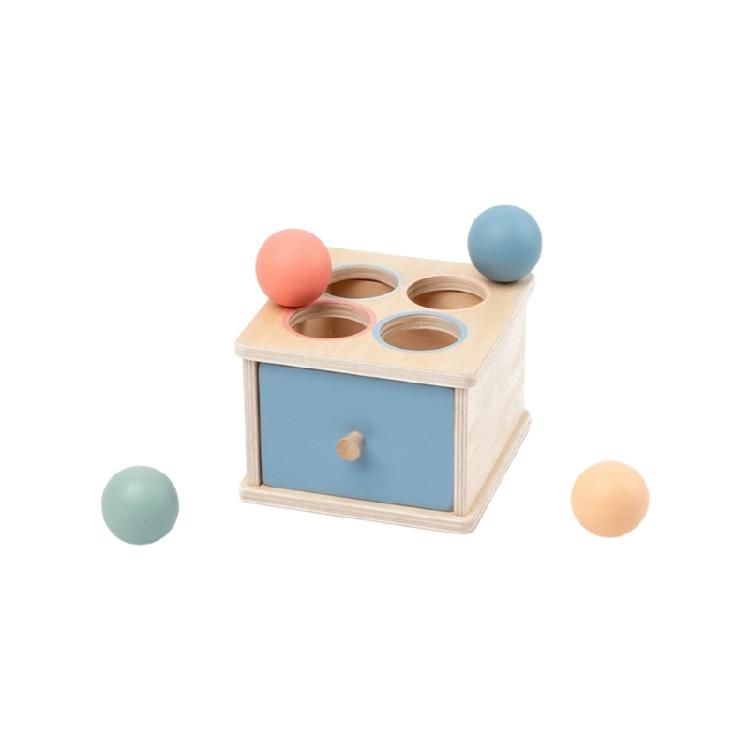 Safe Wooden Shape Color Sorting Box Geometric Educational Toy for Toddlers Learning Activity