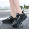 Fashion Women's Running Shoes Autumn Shock Absorption Female Sport Shoes Lightweight Casual Shoes Leather Surface Waterproof Low Help
