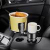 Multifunktionaler Getränkehalter fürs Auto, 2-in-1-Getränke-Expander-Adapter, Basisablage, 360 Grad drehbarer Ständer, rutschfest