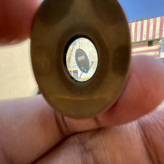 Brass Antique Decor Spyglass, Handheld Telescope for Adventure Enthusiasts, Monocular Nautical Decor for Gifting, Kelvin  Hughes London, 81.28 Cm