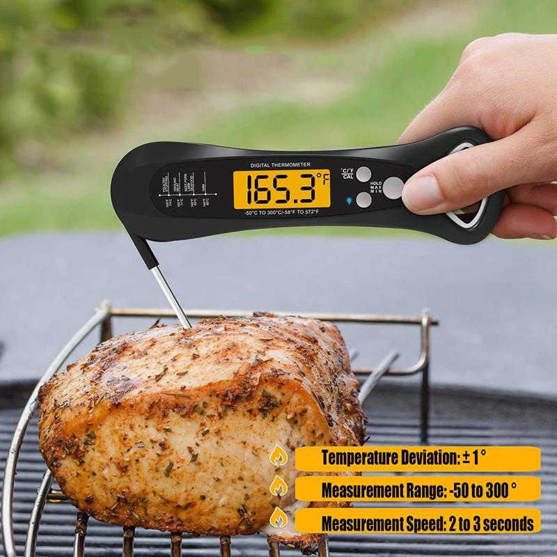 Meat Thermometer for Cooking Instant Read Digital Milk Food Thermometer with Backlight Magnet Kitchen Thermometer Bottle Opener 4