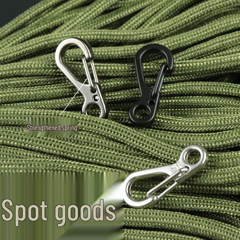 Classic SF-Style Mini Snap Hook: Quick Release Keychain and EDC Gear Keyring