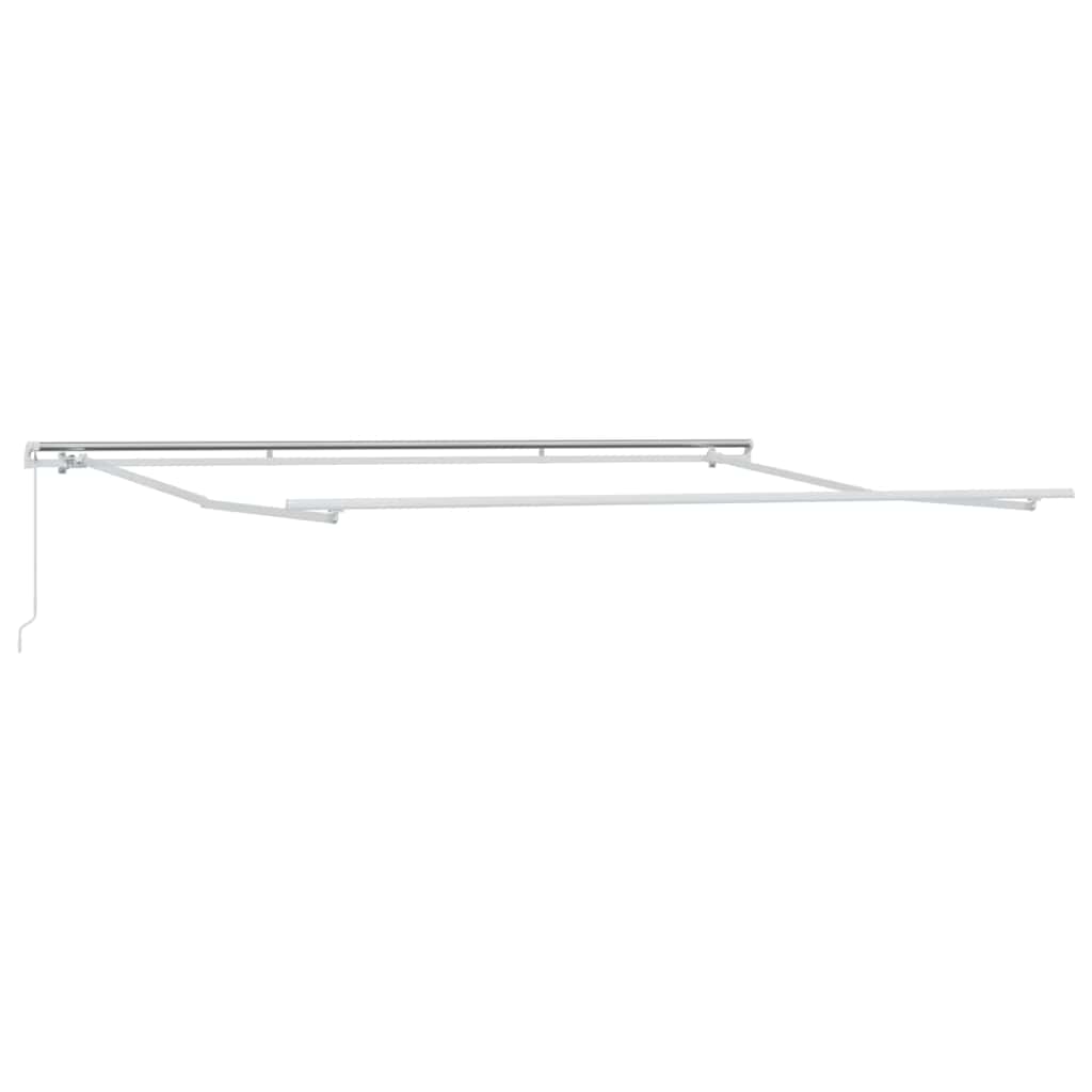 Retractable Awning Orange and Brown 500 X 300 X 165 Cm