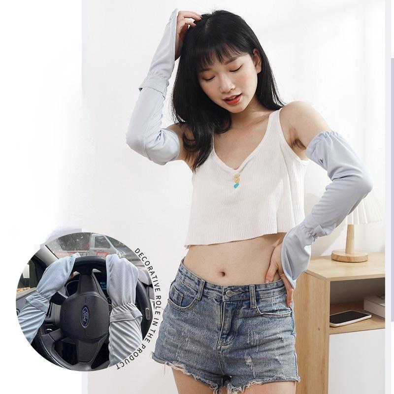 Velké rukavice s ledovým rukávem Dámské Letní ochrana před sluncem Rukávy paží Volné Prodyšná ochrana paží UV Venkovní