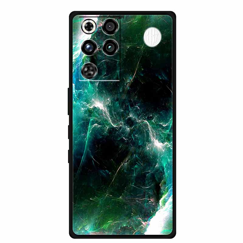 Phone Case For ZTE Nubia RedMagic 11 Pro 5G Back Cover Case Black Silicone TPU Soft Coque For Nubia RedMagic 11Pro Funda Capas