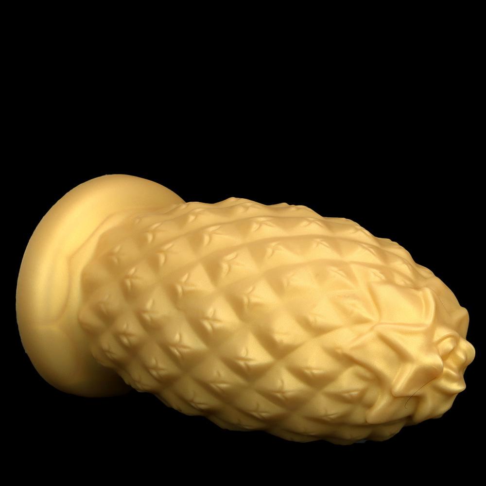 Gold Silicone Giant Dildo Extra Large Butt Plug Fisting Supplies Sex Toy Gay Big Dick Realistic Penis BDSM Strap On Cock