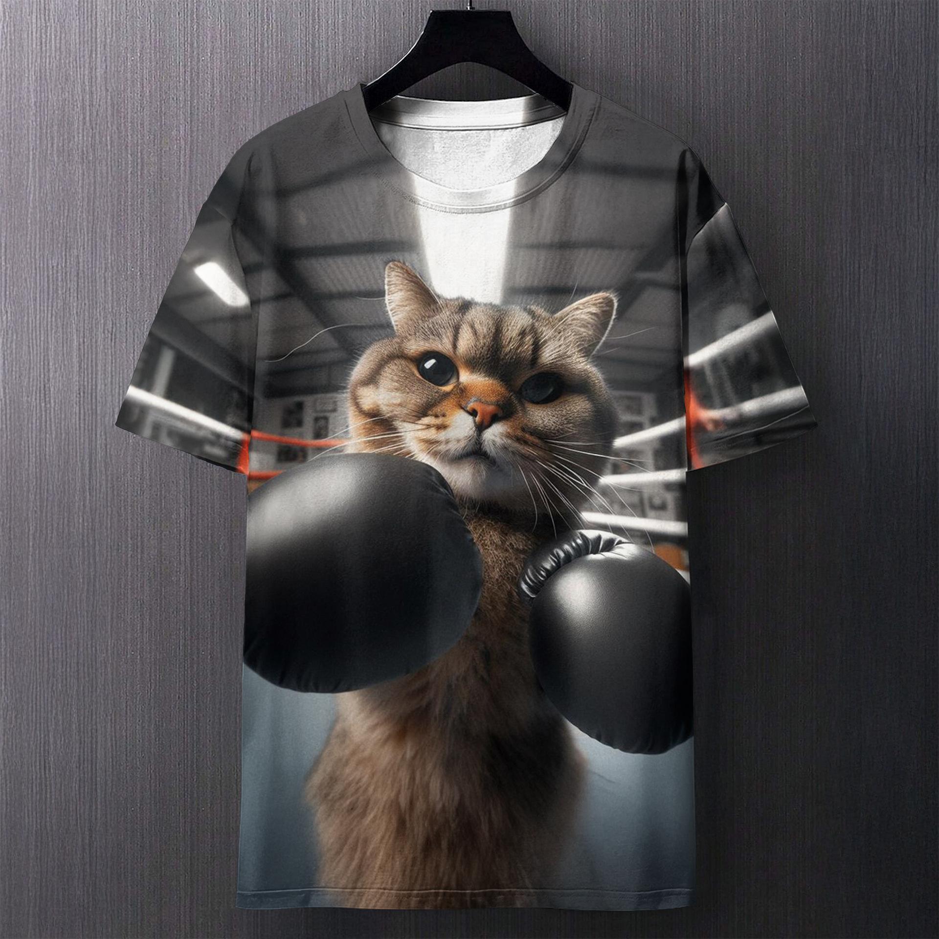 

Детская летняя повседневная футболка с круглым вырезом и коротким рукавом 170