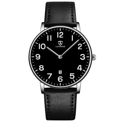 Casual Watch with Date Analog Quartz and Unisex Design for and Everyday Men's Simple, Stylish, Slim, Display, Waterproof, Movement, Business,