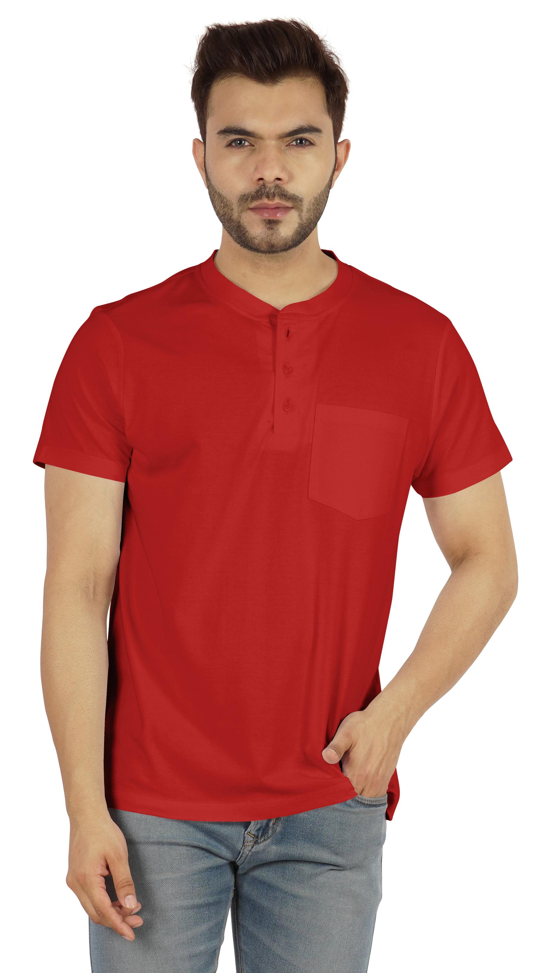 

Футболка Inkmeso з V-подібним вирізом, чоловічі базові сорочки, повсякденна бавовняна футболка з коротким рукавом XXL червоний