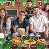 Rugby Geburtstagsparty Dekoration Set - Super Bowl Fan Banner & Ornamente