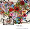 Living Room Decoration Pictures For Home Cuadros Abstract Oil Painting On Canvas Colorful Heart Flowers Poster Wall Art For