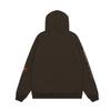 Cross-border American trendy brand Travis Scott Sun embroidery fleece hooded sweater men's and women's high street cardigan jacket