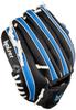 KAISER Glove Dragonfly Inch Baseball Catchball Practice For Upper Elementary School Students Softball Leisure Family Sports Black x Blue 9.5 KW-343