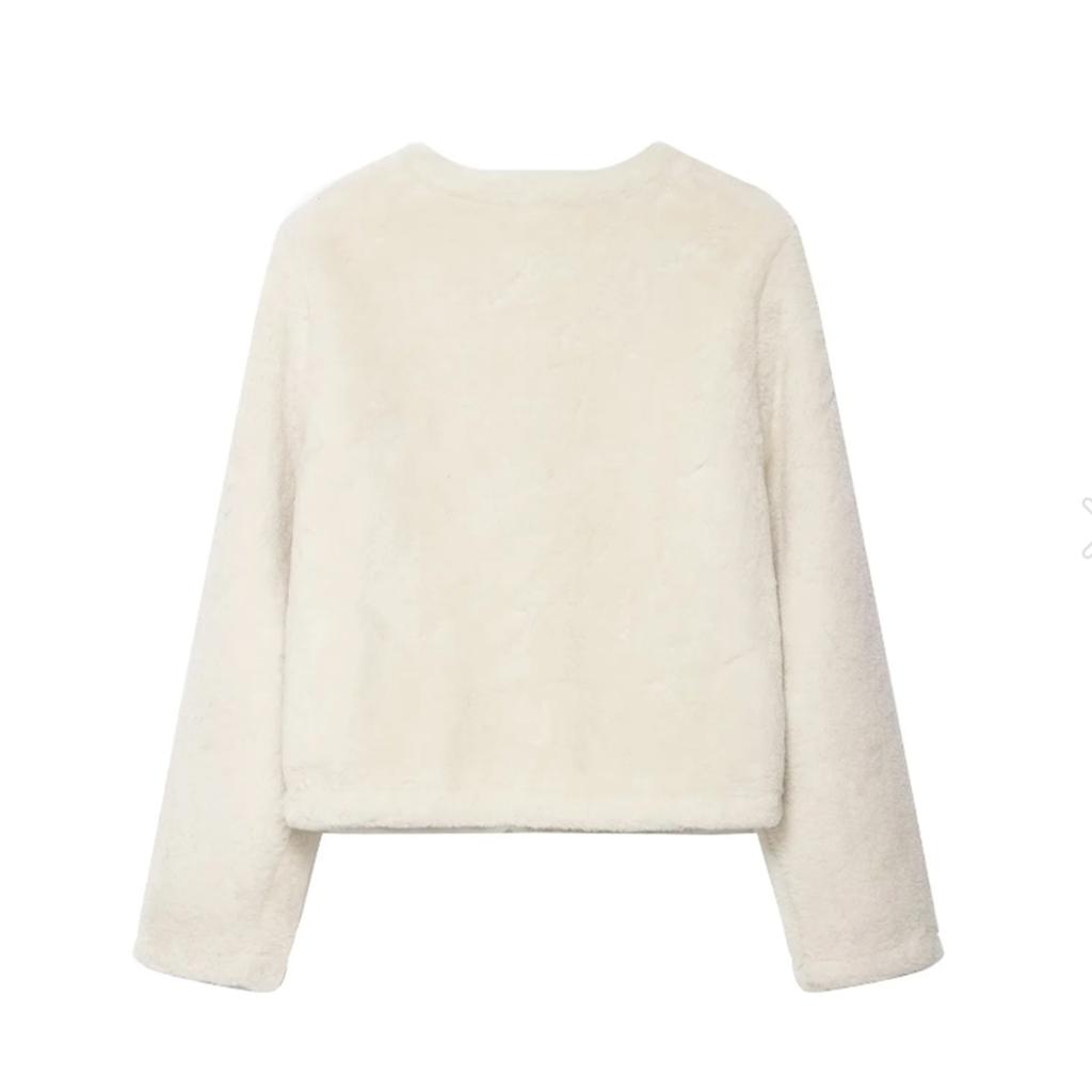 Damen Modische Doppelseitige Seilknoten Langarmjacke