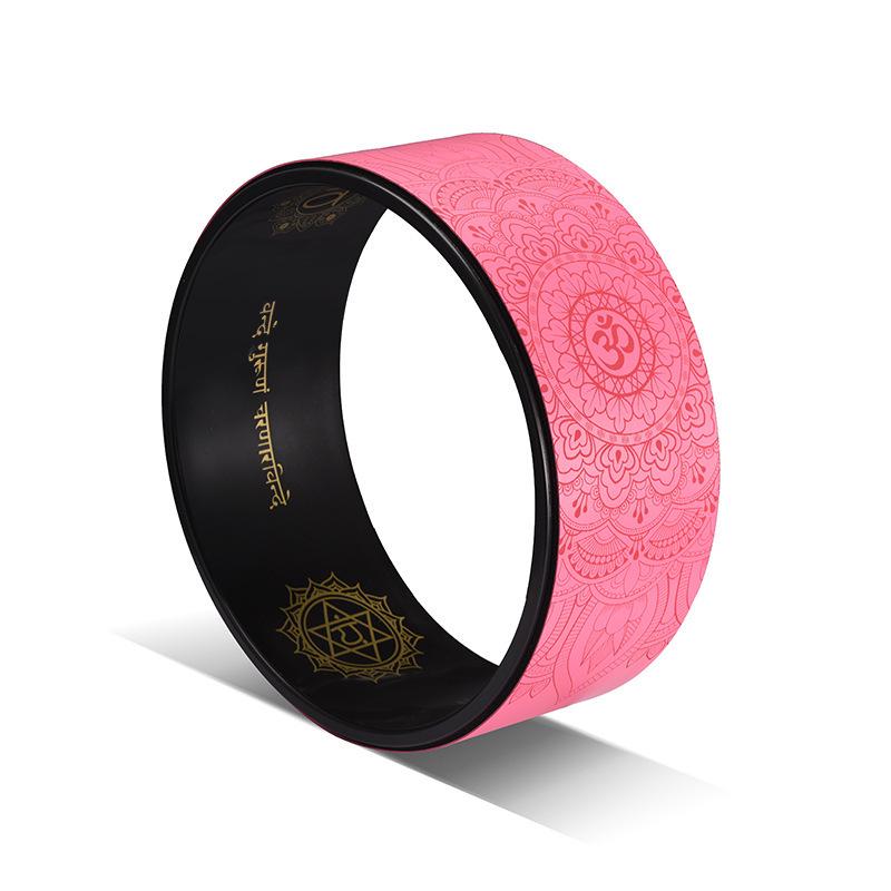 Yoga Wheel Shoulder Opener & Backbend Ring - Cork Pilates Circle for Flexibility & Fitness