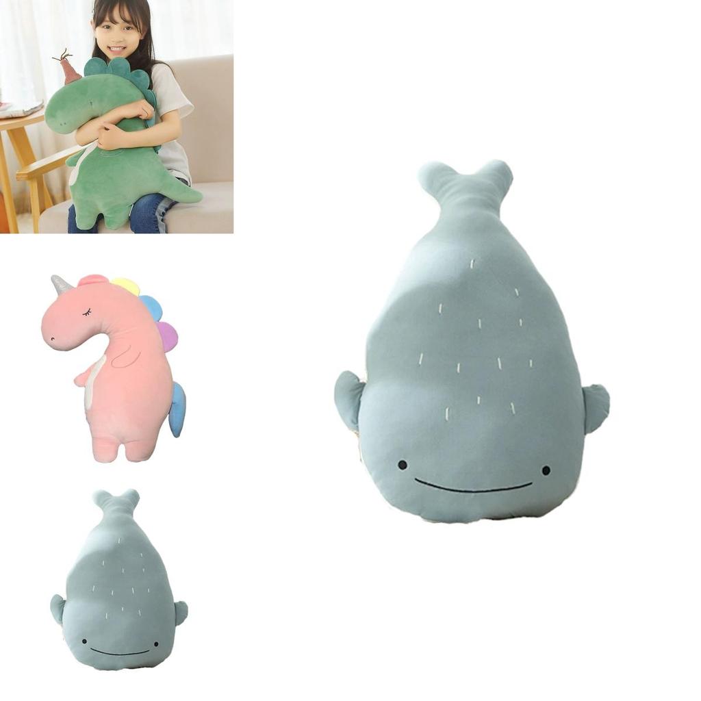 Cute Forest Animal Cartoon Pillow Unicorn And Dinosaur Soft And Cuddly 75cm