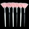 Pincel de Maquiagem em Forma de Leque Pincel para Máscara Facial Pincéis Aplicadores Macios Ferramenta de Beleza Facial Ferramenta Diy