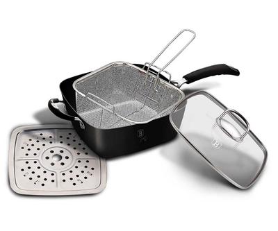 Padella con cestello e piatto per cottura a vapore BERLINGERHAUS BH-6554