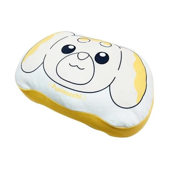 MORIPiLO Hugging Pillow Pokemon Pamu (Mochi Mochi Face Cushion) Gentle on Skin, Fluffy & Mochi Texture, Goods Plush Toy, Nap Pillow, Orange,