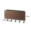 Hallway Wall Holder Wooden Punch   Multifunctional Key Holder for Bag Hat Scarf
