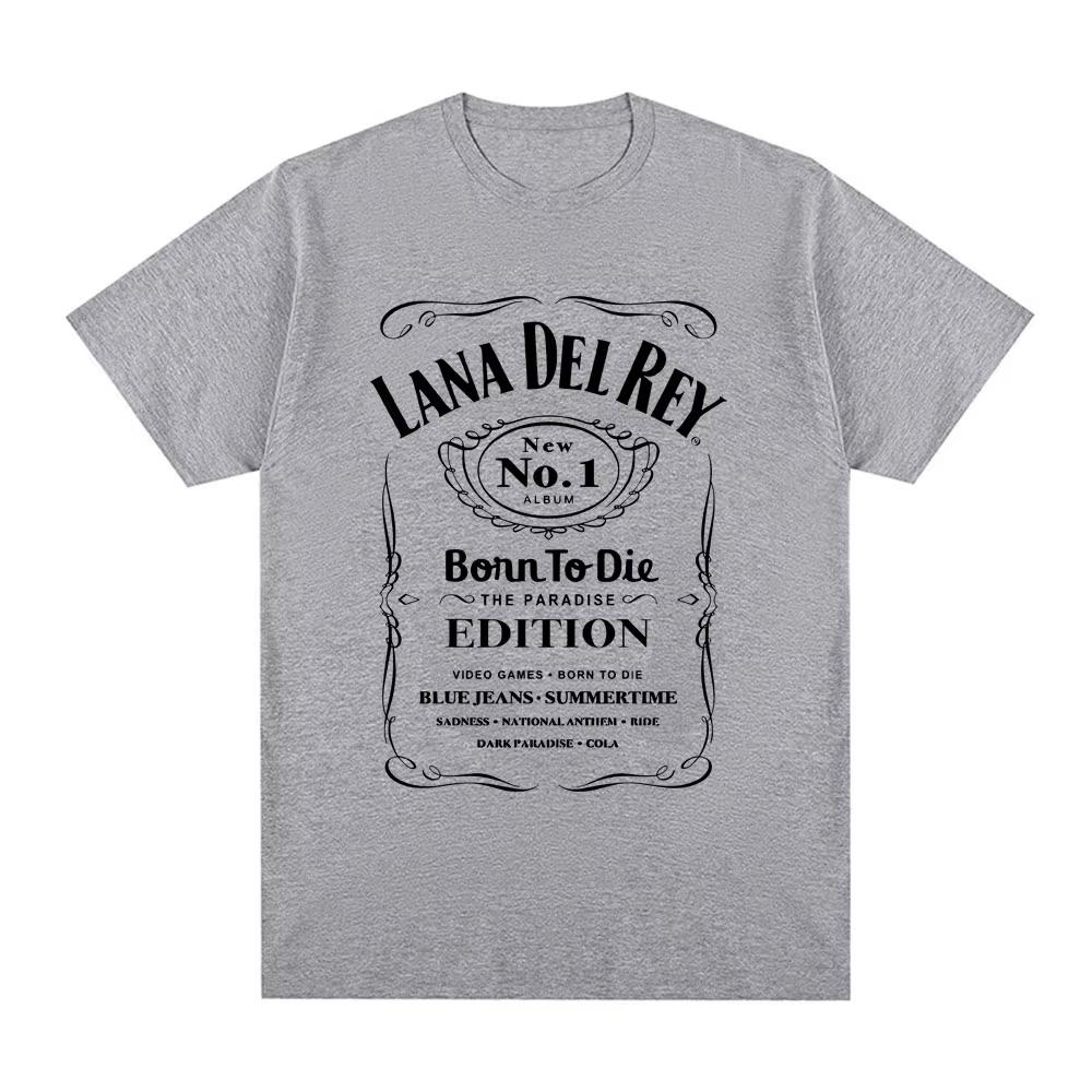 Mens and Womens Fashionable Hiphop Short Sleeved Summer Cotton Casual Soft Tshirt Street Wear Singer Lana Del Rey Tshirt