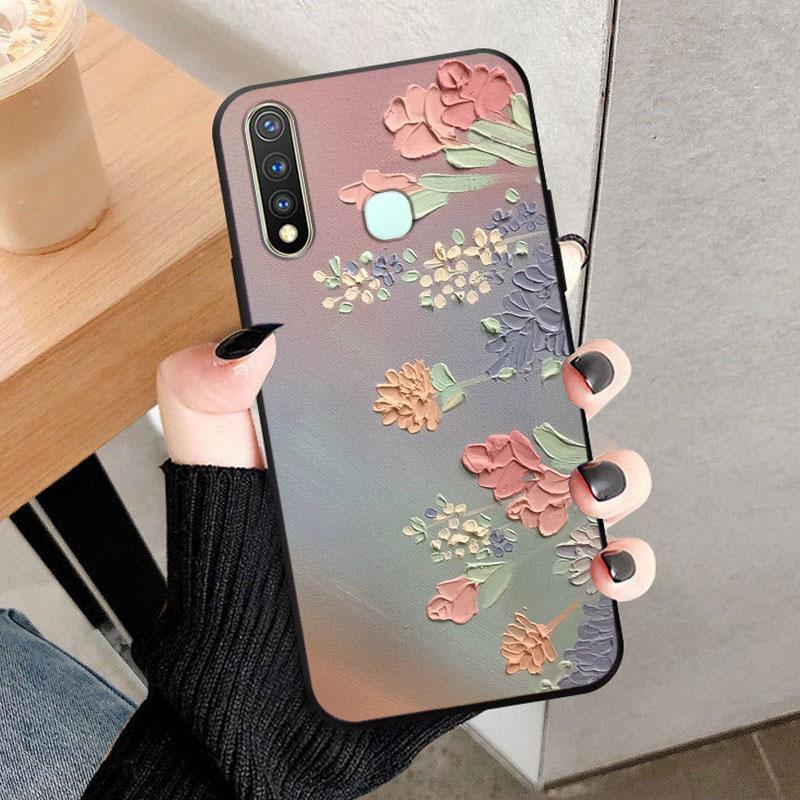 For Vivo Y19 1915 Case Y5S Luxury Fashion Shockproof Soft Silicone Back Cover For Vivo Y 19 VIVOY5S Phone Case Funda VIVOY19