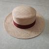 Chain Strap Straw Fedora Hat  Embellished Beach Hats with Chain For Women Straw Woven Sun Hats Summer Holidaty Panama Hat