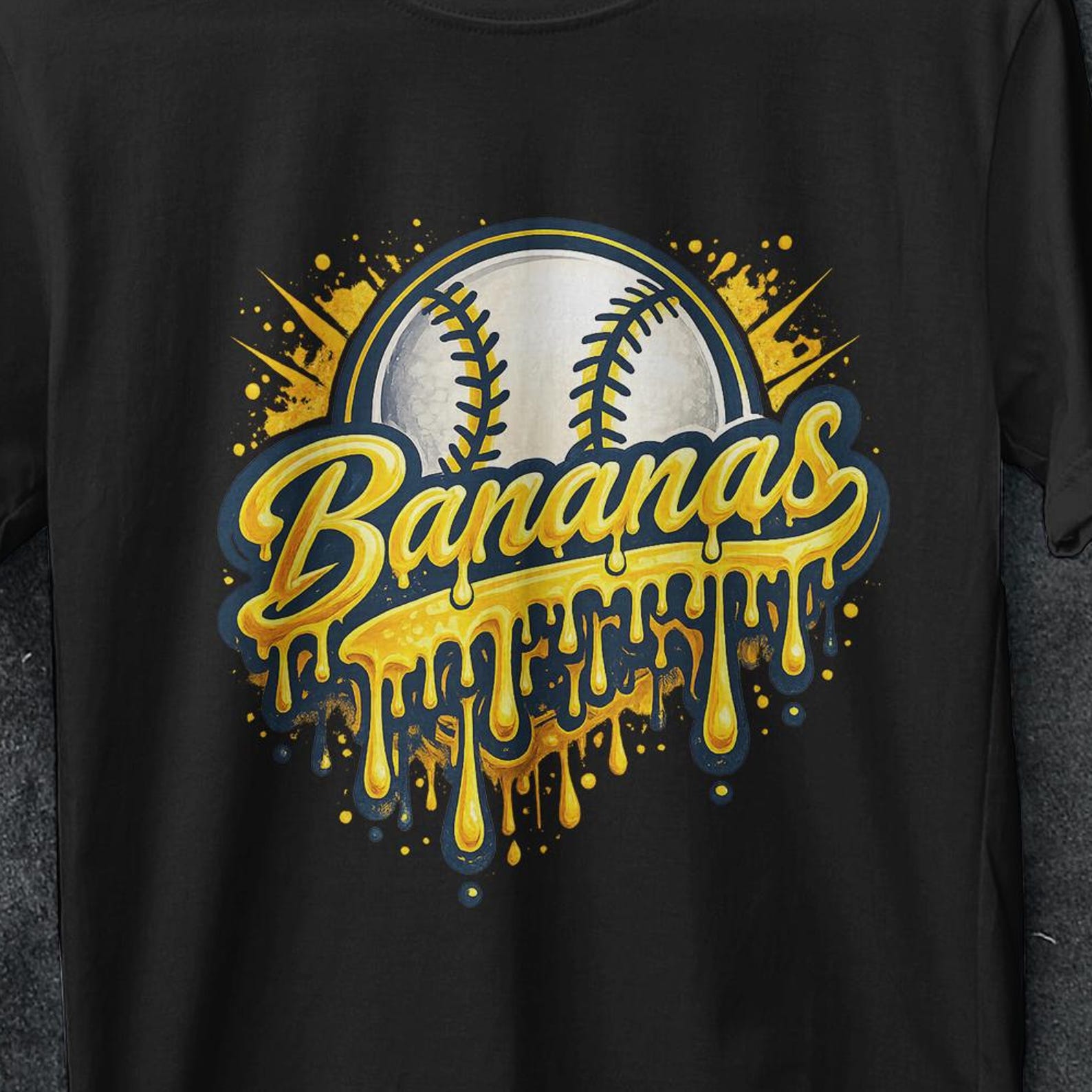 Banana Baseball T-Shirt, savannah bananas baseball, banana baseball shirt, Vintage T Shirt, Savannah Bananas, Banana gifts, Savannah Bananas S
