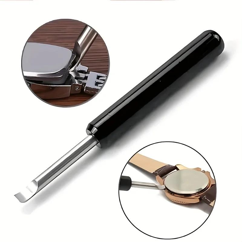 1PC Watch Back Case Opener Tool, Stainless Heavy-Duty Watch Repair Tool with Precision Lever, for Battery Replacement Strap
