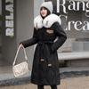 Women's New Removable Fur Collar Windproof Lightweight Thickened Fluffy Warm Cold Loose Long High Quality Fabric Casual Sports Jacket