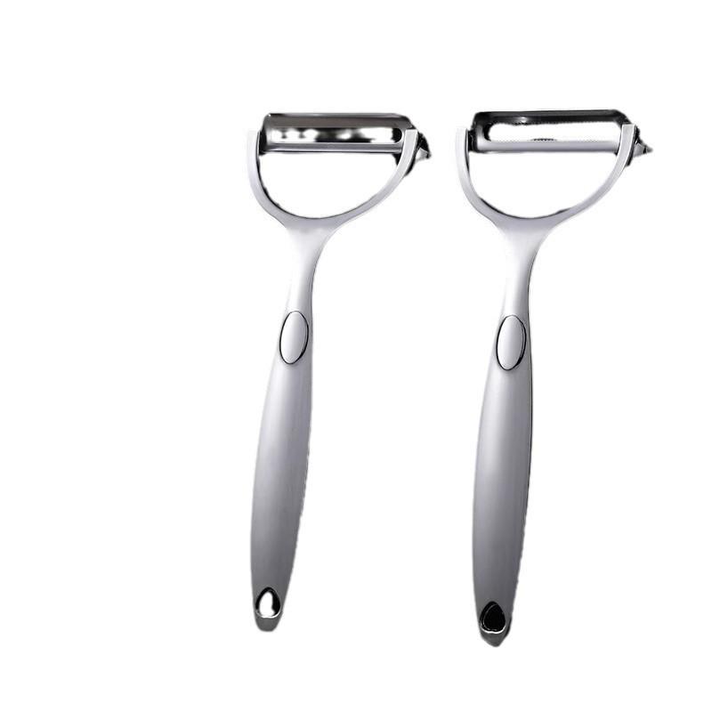 Multifunctional Stainless Steel Peeler for Potatoes, Apples, and Melons