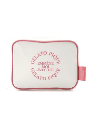 Gelato Pique Travel Logo Square Pouch PWGB241703 OWHT Women's
