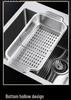 Stainless Steel Retractable Sink Drain Basket for Fruit & Veggies
