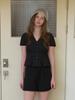 Liel Feria Cotton V Blouse (Black)