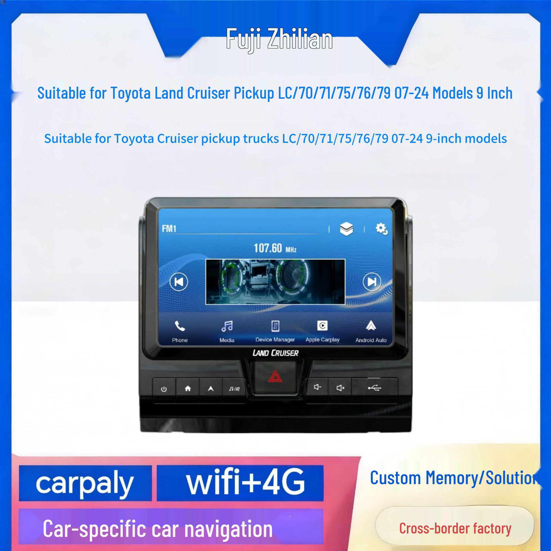 

Android Navigation Screen for Toyota Land Cruiser LC70-79 Pickup 360 module and panoramic camera