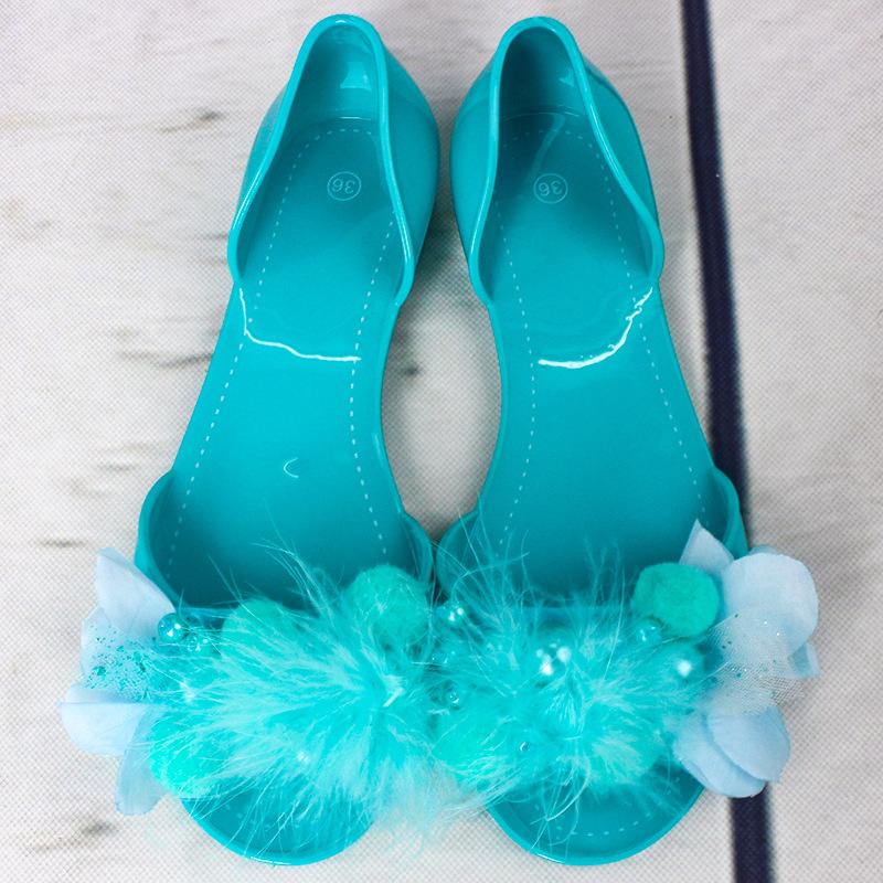 

Summer Simple Fish Mouth Bead Shoes Women S Outdoor Casual Sandals 36