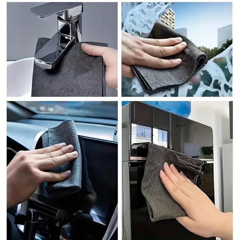 1/2/3/5/10PCS Magic Cleaning Cloth To Wipe The Glass Without Leaving Marks, No Watermark To Wipe The Glass To Wipe The Mirror Artifact