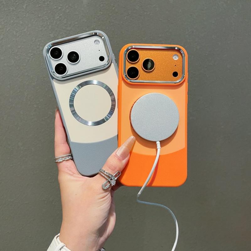 Luxury Hard Defender For Magsafe Case for iPhone 17 Air 16 15 14 13 12 Pro Max Plus Wireless Charge Laser Magnetic Rugged Cover