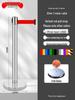 Retractable Queue Barrier Post with Belt