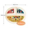 Skater Dishwasher Safe Lunch Plate Plate Mickey Friends Food Disney Made In Japan XP17 Width X Depth X Height Cm 20.2 24.7 2.3