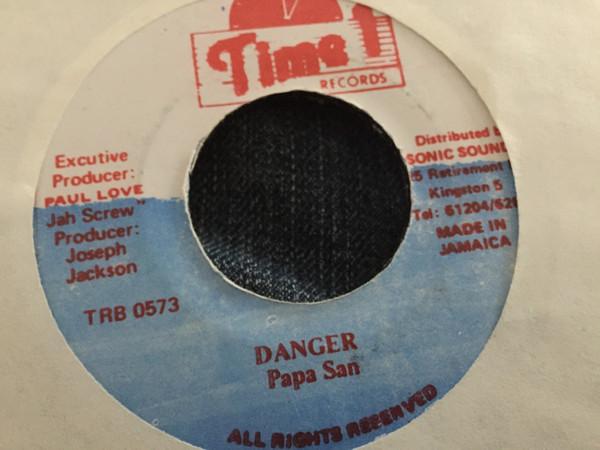 

7inch Record PAPA SAN - Danger TRB0573 Time 1 Records Jamaica Reggae, Ska & Dub Used