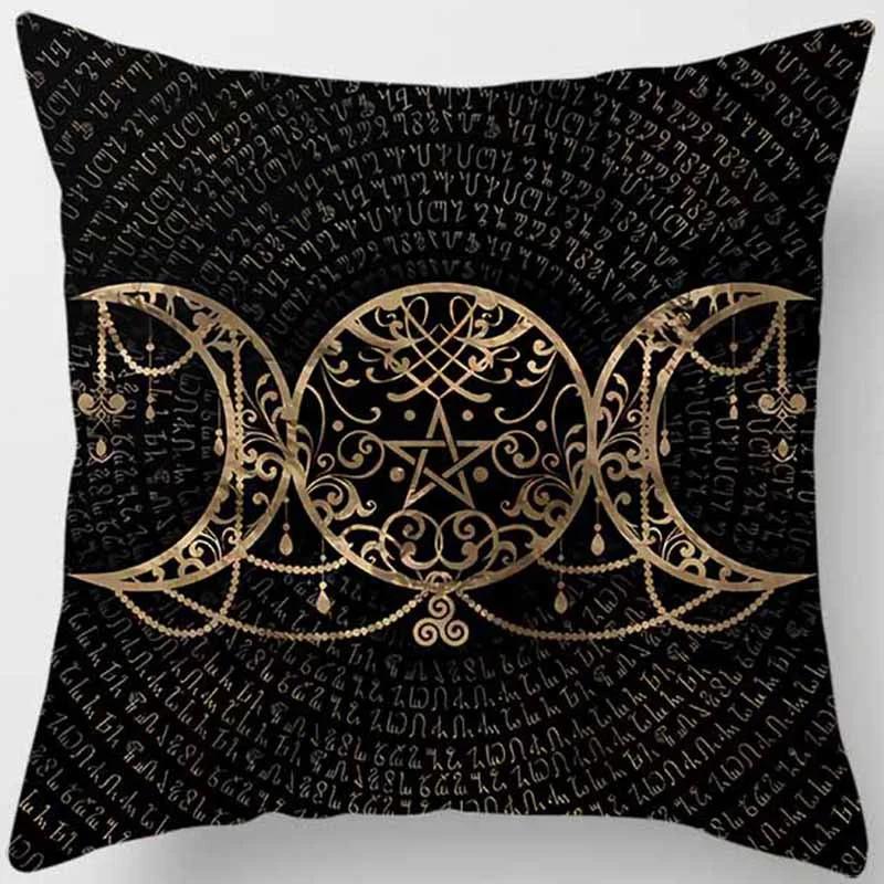 Dark World Tree Print Pillow Cover Home Decor Car Sofa Cushion