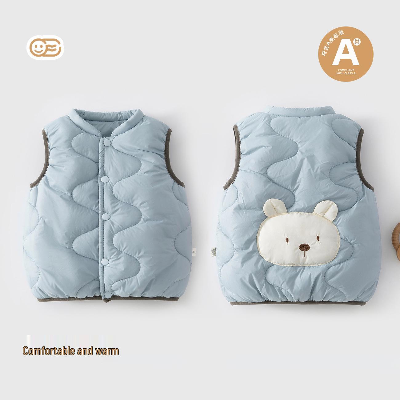 

Baby & Kids Sleeveless Padded Vest - Warm Autumn/Winter Outerwear Jacket for Boys & Girls 100