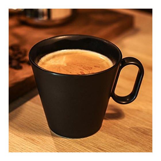 Wired Beans Wired Beans A Mug That Lasts a Lifetime Arita Ware Mug (black Matte, Large 360ml)
